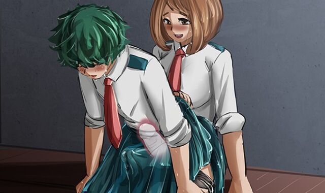 Wholesome Ochaco Humps your donk \Expressed Buttfuck Jerk Off Instructions Futa anime porn/