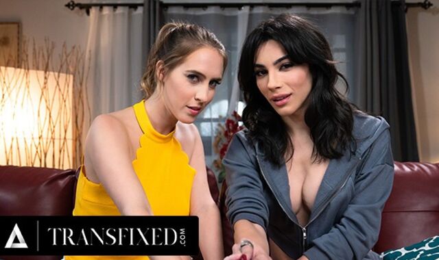 MESMERIZED - Heartbroken Trans Sweetheart Ariel Demure Moves On By Stiff Ravaging Her Cis Lesbo BFF