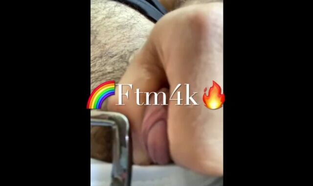 Package of trans guy at rest