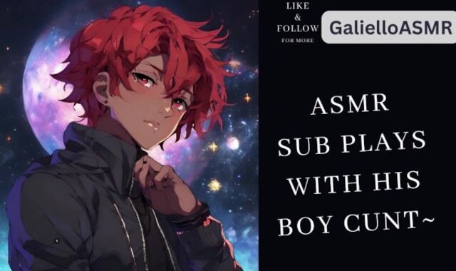 [ASMR] Gimp plays with his muff for you