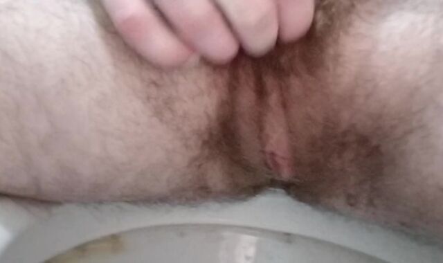 Pee desperation hardly made it to the wc