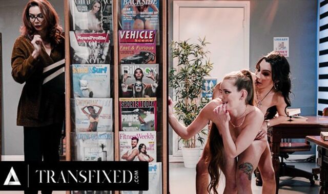 HYPNOTIZED - Ariel Demure Boinks PHAT ASS WHITE GIRL Erin Everheart In PUBLIC LIBRARY! RISKY POKE-OUT! THEY GOT CAUGHT!