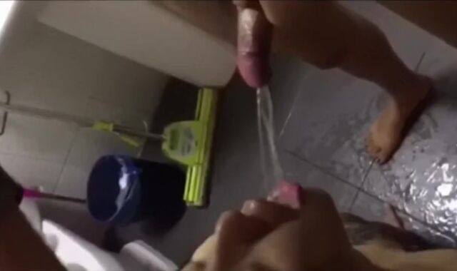 Asian She-creature pissing and banging a penetrate dude tear up
