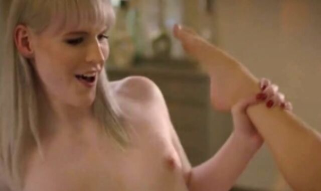Bony grubby TRANSSEXUAL Tongues And bonks Her ultra-kinky homies cooch