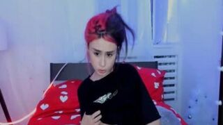 Bony Russian Trans Babygirl de-robe Taunting On web cam