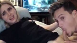 towheaded t-gal acquires Deep throated By Her Bf