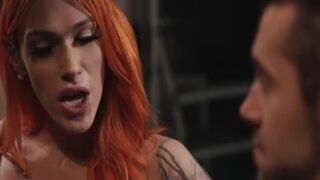 buxomy Redheaded Caucasian Tbabe Aspen Brooks pounds Her stud Dante