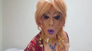 Sissy Niclo sleazy Make-up After Smoking2