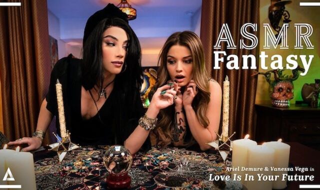 ASMR Desire - Trans Fortune Teller Ariel Demure Slips HER FORTUNE Into Pleased Customer