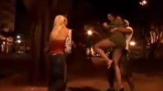 Tiny boy In Trans gang driling