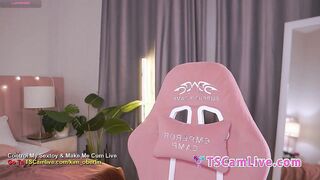 Stunning Tattooed TS Babe Teases her Pecker Part 4
