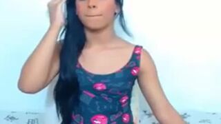 t-girl With largest man meat In Leotard Masturbatingp