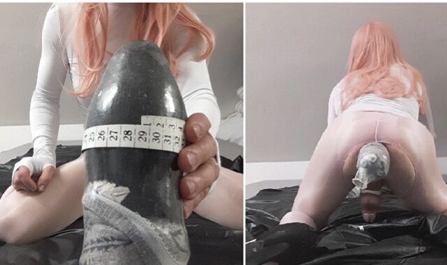 My new extreme ass fucking record - 29cm toy