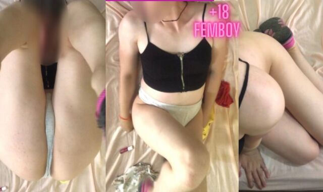 trans in dress mind-blowing looking for meatpipes- chocolate-colored