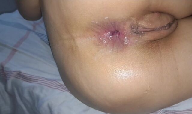 Trans romps her mate's small butt paula_sneer