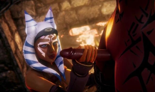 Futa Dark Sith pulverize Ahsoka Tano [Futanari][THREE DIMENSIONAL]