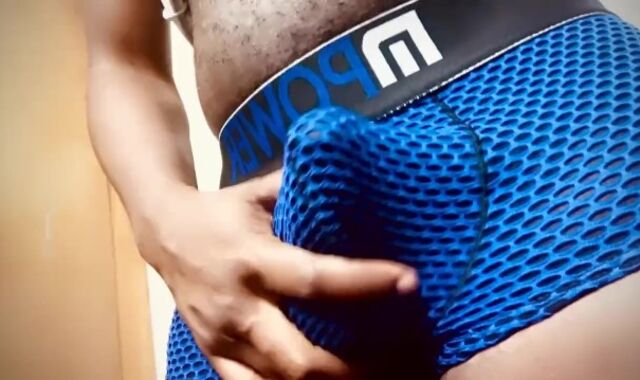 College Soccer pal gets too Horney during scrimmage before getting caught caressing spear in bathroom