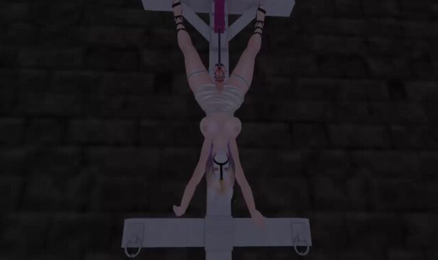 JAW-PULLING DOWN FUTA IS BALL-BALL-GAGGED TO INTERCOURSE MACHINE, IN A RESTRAIN BONDAGE & DISCIPLINE ROOM